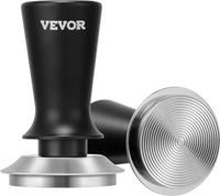 VEVOR Espresso Tamper 51mm, Spring Loaded Coffee Tamper, 30 lbs Tamper Tool Espresso, Stainless Tamper with Non-Slip Grip
