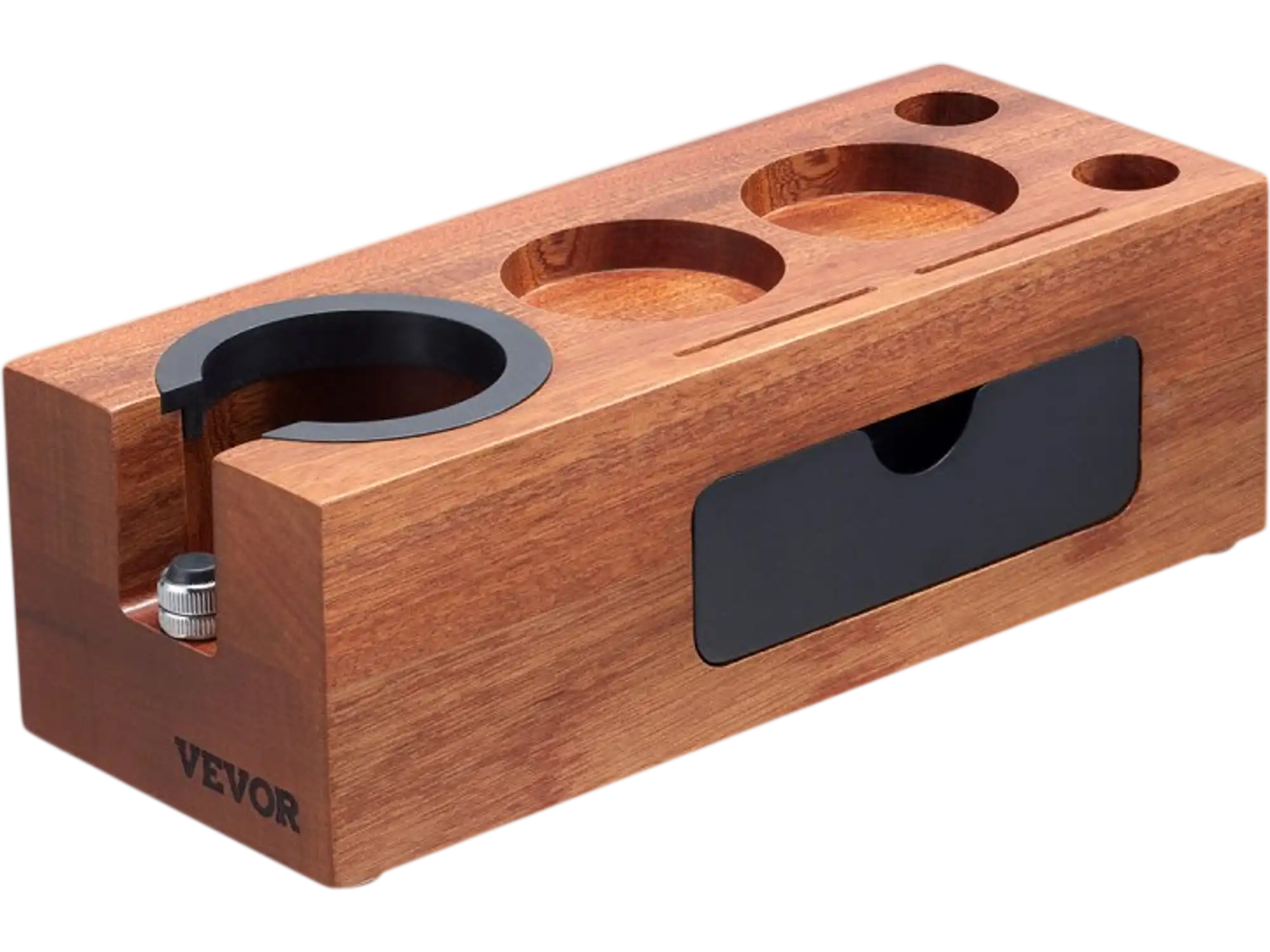 Vevor Tamping Station 8-in-1 Espresso Knock Box for 51-58 mm Handles New
