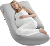 VEVOR Pregnancy Pillow, G-Shaped Maternity Pillow for Sleeping, Full-Body Support Pillow with Removable & Washable Cover, Soft and Breathable Pregnancy Body Pillows for Back, Belly, Hips, Legs Relief
