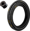 VEVOR Hydraulic Hose 3/8 inch x 50 ft, Coiled Hydraulic Hose 4800 PSI, Rubber Hydraulic Hose with 2 High-Tensile Steel Wire Braid, Bulk Hydraulic Hose -20℃ to 140℃, Hydraulic Oil Flexible Hose