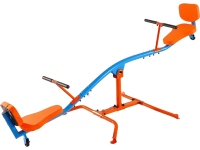 VEVOR Kids Seesaw, 300 lbs Load Capacity, Sit and Spin Teeter Totter with Easy-Grip Handles, Kids Outdoor Playground Equipment, Outside Toys, Swiveling 360 Degrees Rotating for Children Aged 3+