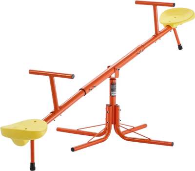 Vevor Teeter Totter Kids Seesaw 360° Rotating 2-Seat Outdoor Playground Equipment New