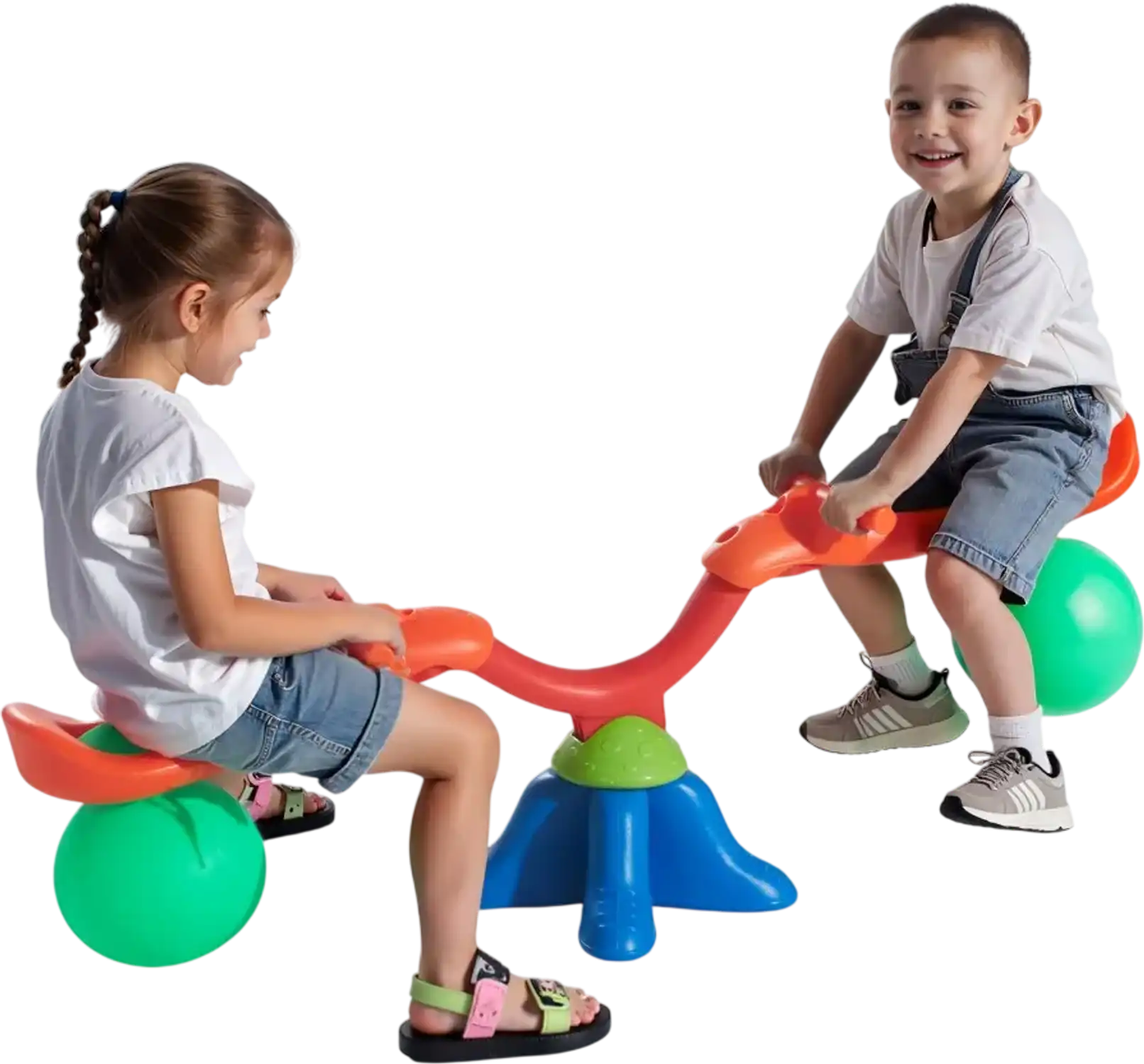 Vevor Teeter Totter Kids Seesaw 360° Rotating 2-Seat 55 lbs Capacity New