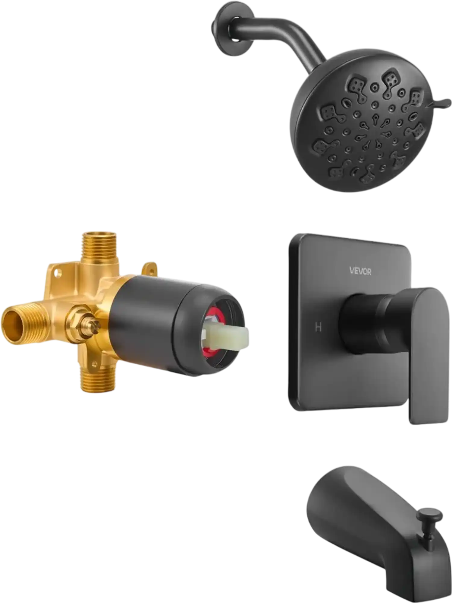 Vevor Tub and Shower Faucet Set 5