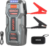 VEVOR Jump Starter, 3000A Peak, Car Jumper Starter Battery Pack, 12V Portable Lithium Battery Booster, Jump Box Power Bank with 3 Modes Flashlight and Jumper Cable, for Up to 9L Gas/7L Diesel Engines
