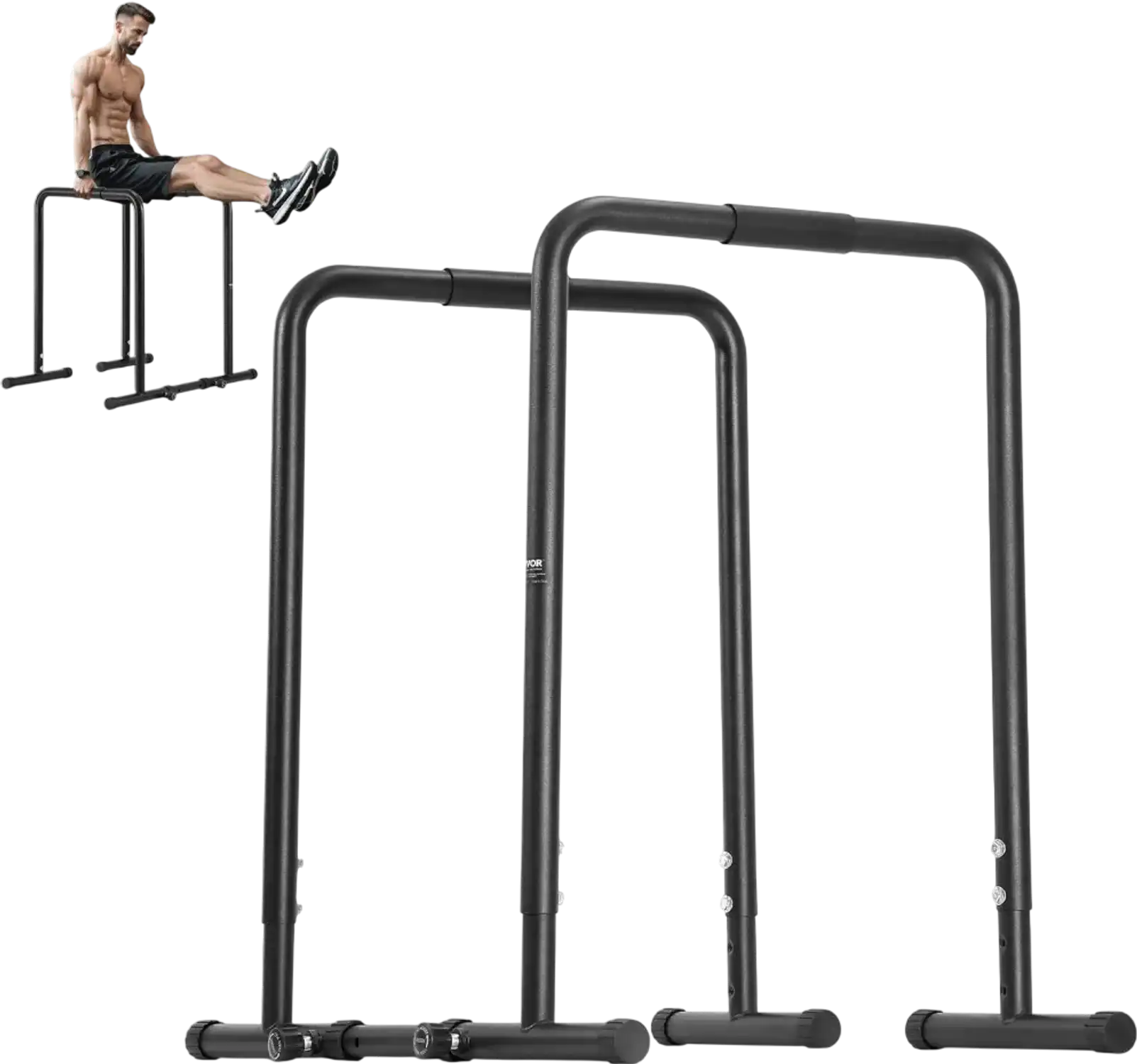 Vevor Dip Bar Adjustable Height Parallel Bars 35