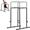 VEVOR Dip Bars, 440 lbs Capacity, Heave Duty Dip Stand Station with Adjustable Height, Fitness Workout Dip Bar Station Stabilizer Parallette Push Up Stand, Parallel Bars for Strength Training Home Gym