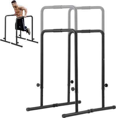 Vevor Dip Bars Adjustable Height Strength Training Stand New