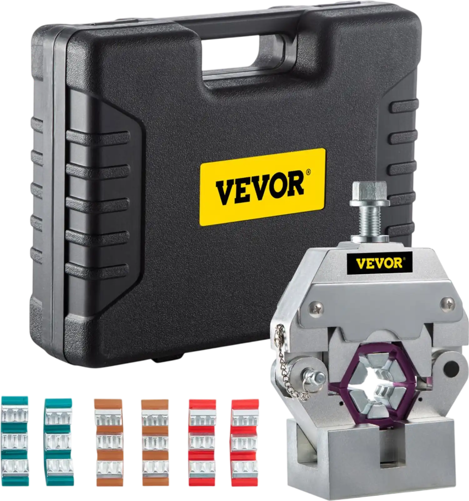 Vevor Hose Crimper Manual AC Hose Crimping Tool Kit with 4 Dies New