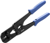 VEVOR Crimping Tool, 3/64" - 1/8" Steel Wire Rope Crimper, with Clear Metric and Imperial Markings, Adjustable Force, Crimp Pliers for Aluminum Oval and Dual Sleeves, and Annealed Copper Sleeves