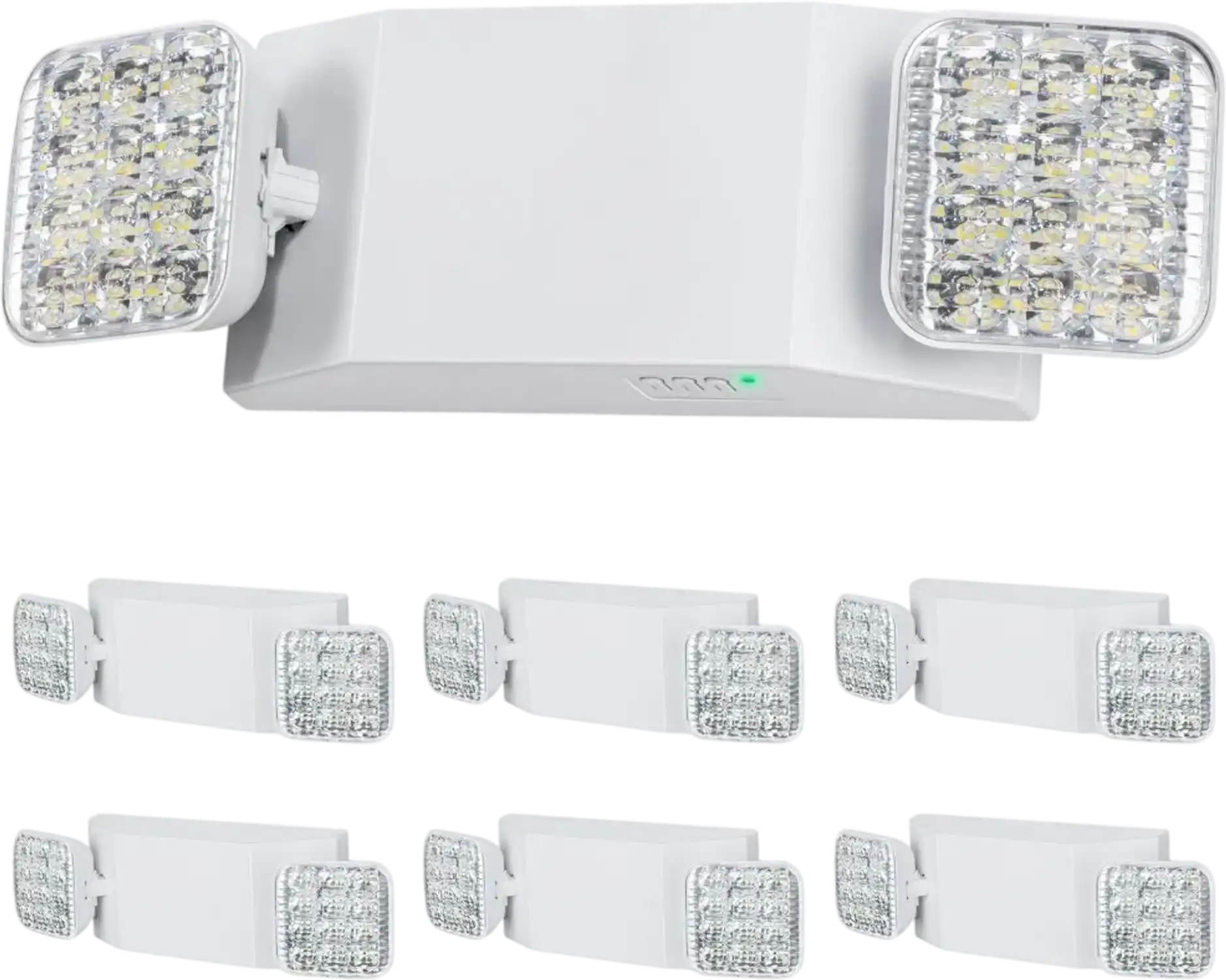 Vevor Emergency Light 6 Pack Commercial LED Battery Backup Fixture New