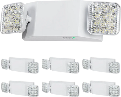 Vevor Emergency Light 6 Pack Commercial LED Battery Backup Fixture New