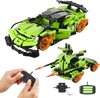 VEVOR STEM Building Toys for Kids, 2-in-1 461 PCS Blocks, Remote Control Car Building Kits Remote & APP Controlled Car/Robot, RC STEM Robots Building Set Gifts for Boys Girls Aged 6+