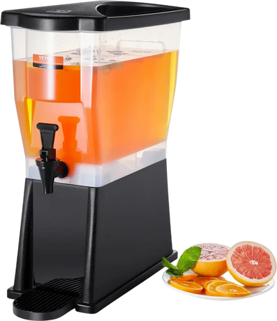 Vevor Beverage Dispenser 3 Gal Plastic Drink Server with Stand Spigot Lid New
