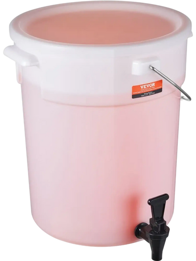 Vevor Beverage Dispenser 5 Gallon Plastic Drink Dispenser with Spigot and Lid New
