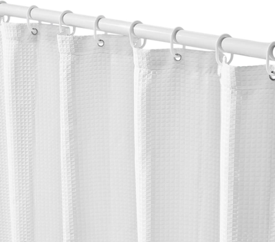 Vevor Shower Curtain White Waffle Weave 72