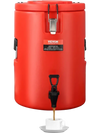 VEVOR Stainless Steel Insulated Beverage Dispenser, 4.5 Gallon 17.2 Liter, Thermal Hot and Cold Drink Server Dispenser with Spigot Handle, Food-grade for Hot Tea Coffee Water Restaurant Drink Shop