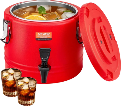 Vevor Beverage Dispenser 2.2 Gal Hot and Cold Drink Server with Spigot New