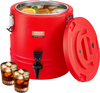 VEVOR Insulated Beverage Dispenser, 3 Gal/11.4L Thermal Hot and Cold Drink Server Dispenser with Spigot, Food-Grade Cooler Jug with 304 Stainless Steel Interior, for Tea Coffee Restaurant Outdoor