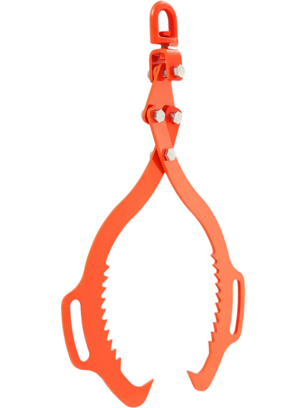 VEVOR 28in Log Lifting Tongs, 2-Claw Log Tongs, Heavy Duty Steel Log Grapple, 1100LBS Lifting Capacity, Swivel Log Graper Timber, Eagle Claw Design, Log Skidding Tongs for Trucks, Tractors, Forklifts