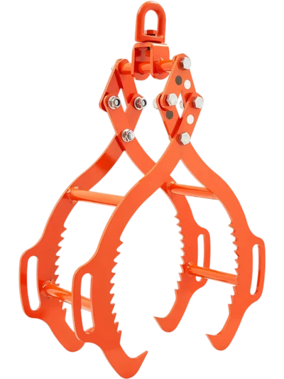 VEVOR 28in Log Lifting Tongs, 4-Claw Log Tongs, Heavy Duty Steel Log Grapple, 2650LBS Lifting Capacity, Swivel Log Graper Timber, Eagle Claw Design, Log Skidding Tongs for Trucks, Tractors, Forklifts