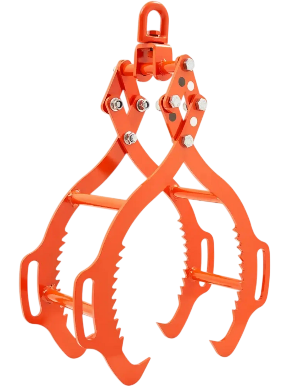 VEVOR 36in Log Lifting Tongs, 4-Claw Log Tongs, Heavy Duty Steel Log Grapple, 3300LBS Lifting Capacity, Swivel Log Graper Timber, Eagle Claw Design, Log Skidding Tongs for Trucks, Tractors, Forklifts