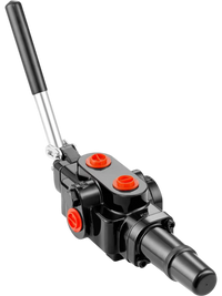 VEVOR Hydraulic Log Splitter Valve 1 Spool, 25 GPM Hydraulic Directional Control Valve, 3626PSI Hydraulic Loader Valve, Hydraulic Joystick Control Valve for Small Tractors, Loaders, Log Splitter