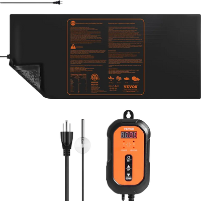Vevor Seedling Heat Mat Digital Thermostat Combo Set 48