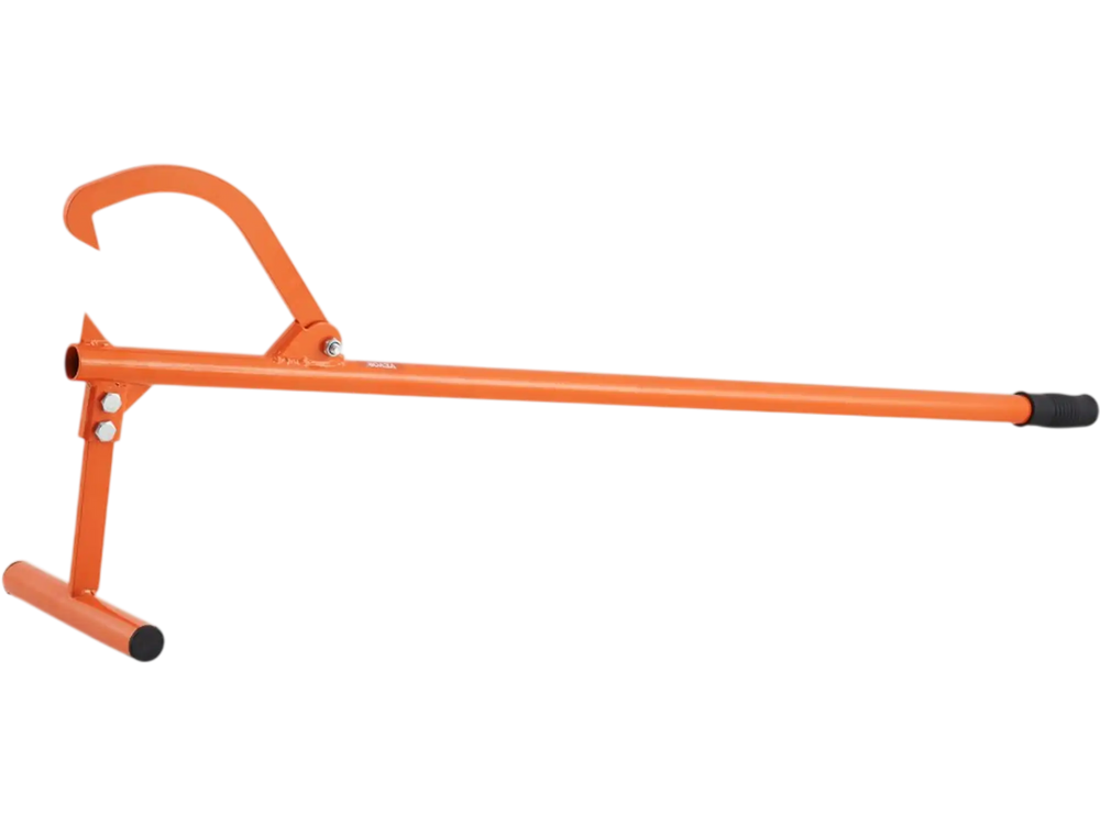 VEVOR Timberjack, 48 in, Heavy Duty Log Lifter with Metal Handle, Log Roller with Adjustable Cant Hook, Logging Tools Log Jack for Logs Ups to 15" Dia, Timber Jack for Rolling Cutting Lifting Logs
