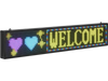 VEVOR Programmable LED Sign, P10 Full Color Flexible Digital Scrolling Panel, DIY Custom Text Pattern GIF Display Board, Bluetooth APP Control Message Shop Sign for Store Business Advertising, 40x8 in