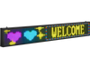 VEVOR Programmable LED Sign, P10 Full Color Flexible Digital Scrolling Panel, DIY Custom Text Pattern GIF Display Board, Bluetooth APP Control Message Shop Sign for Store Business Advertising, 52x8 in