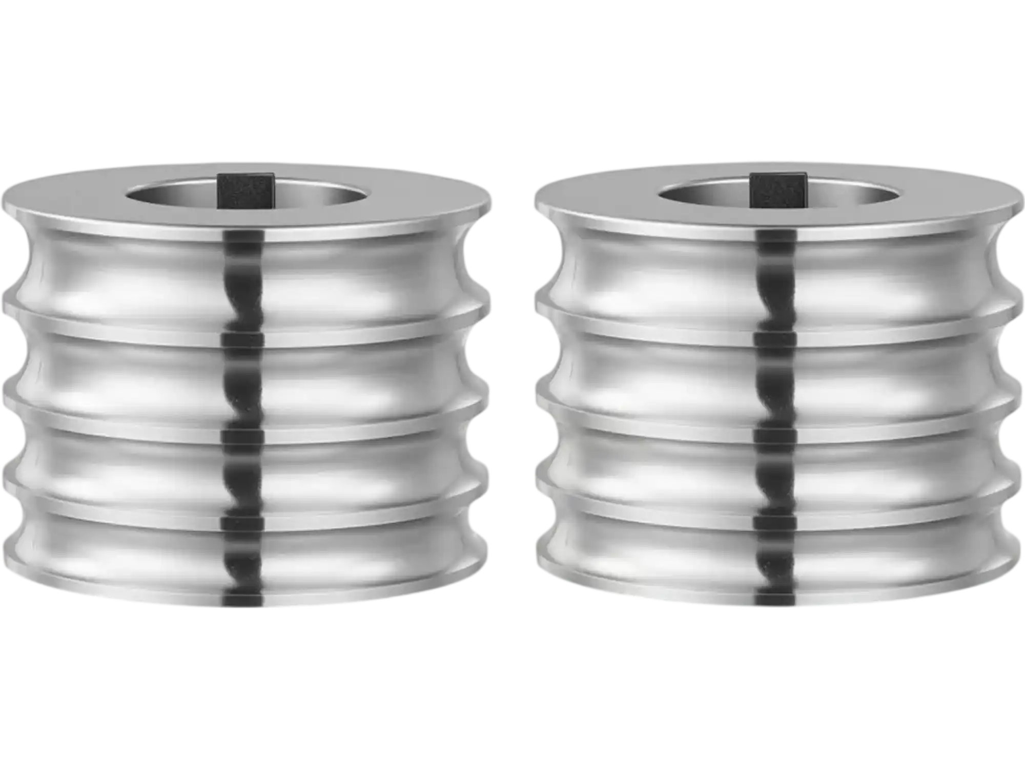 Vevor Replacement Roller for Rolling Mill 4 Groove Sizes 2 Round Rollers New