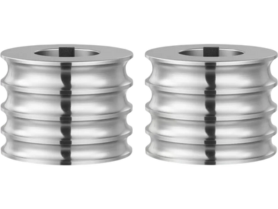 Vevor Replacement Roller for Rolling Mill 4 Groove Sizes 2 Round Rollers New