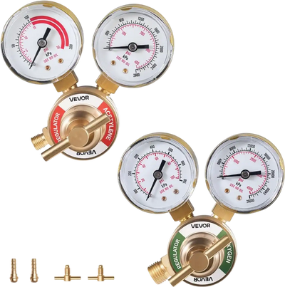 Vevor Oxygen & Acetylene Regulator Welding Gas Gauge Set New