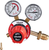 VEVOR Acetylene Regulator, Precise Acetylene Regulator, 0-500PSI Welding Gas Gauge with CGA-510 Inlet Connection & 9/16"-18 LH Outlet Connection, PC Knob Adjustment