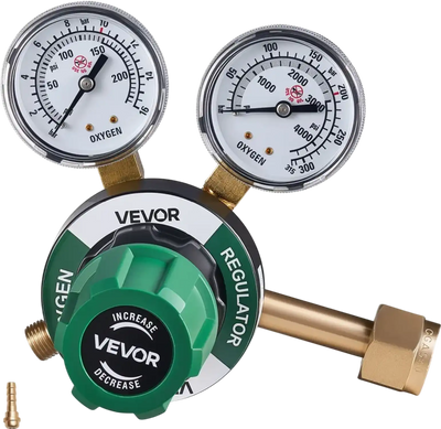 Vevor Oxygen Regulator Precise Oxy Regulator 0-4000 PSI Welding Gas Gauge New