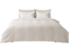 VEVOR King Duvet Cover Set, 100% Cotton, 3 Pieces Bedding Set King Size with 1 Duvet Cover 104 x 90 in and 2 Pillow Shams 20 x 36 in, Soft Breathable, Double Zipper Closure, for Home Bedding, White