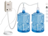 VEVOR Bottled Water Dispenser Pump System, 2x5 Gallon Dispensing System, Automatic Electric Water Dispenser, Double-Pipe Water Jug Pump, Compatible Use with Coffee/Tea Machine, Refrigerator, Ice Maker