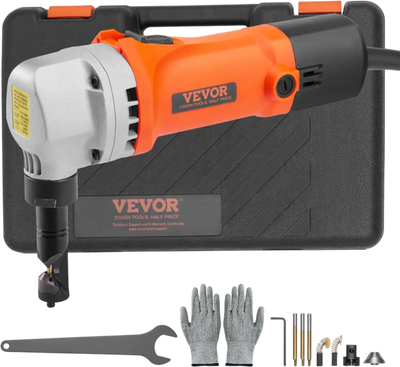 Vevor Sheet Metal Nibbler 550W 2200 RPM 360 Degree Rotation Metal Cutter New