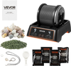 VEVOR Rock Tumbler, 1 lb Rock Polishing Machine, Rocks Tumbling Kit with 4-Speed Adjustment, 1–9 Day Timer, Direct Drive Motor Rocks Polishing Kit for Rose Quartz, Amethyst, Quiet Operation