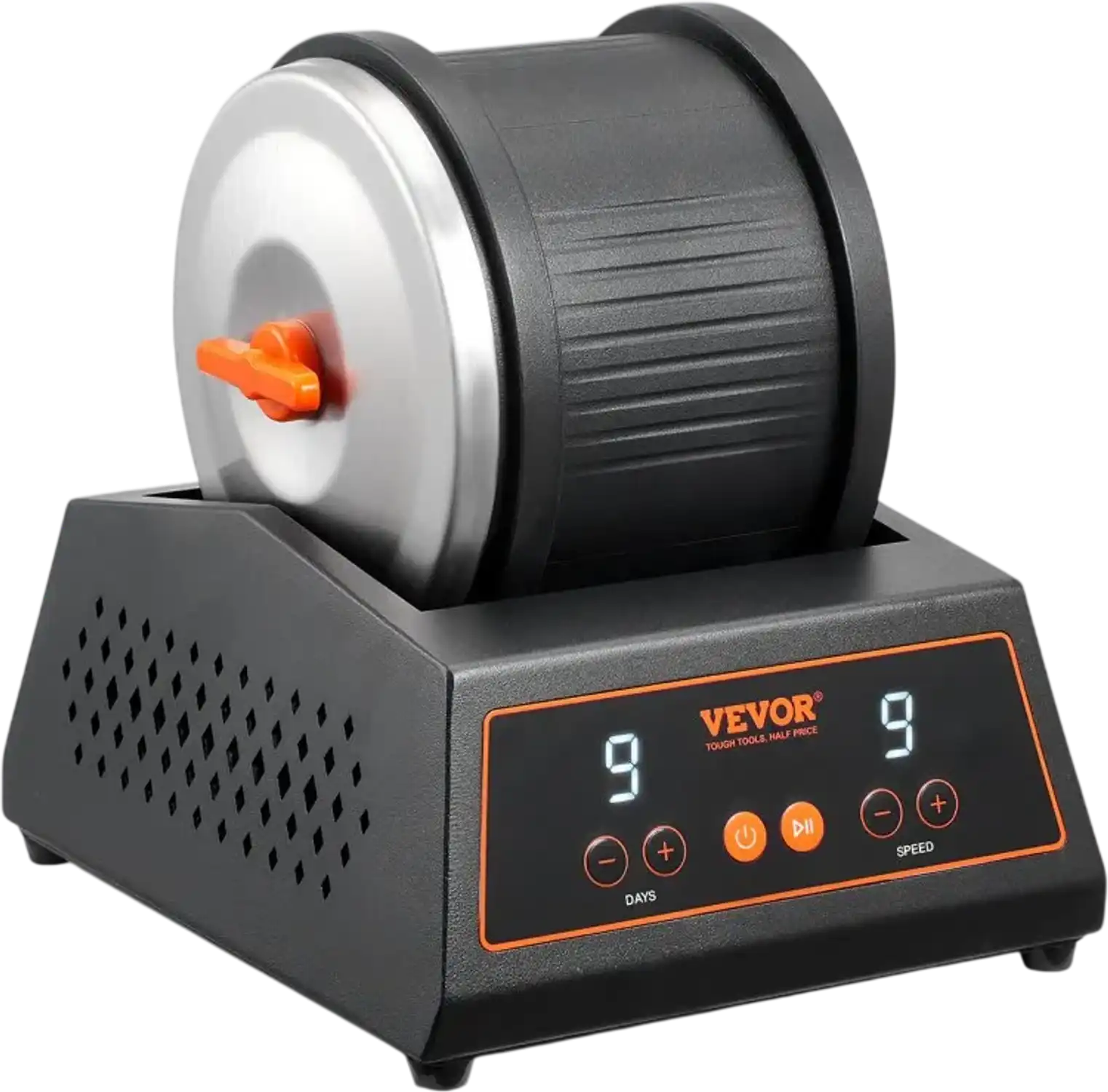 Vevor Rock Tumbler 4 lbs 9-Speed Polishing Machine New