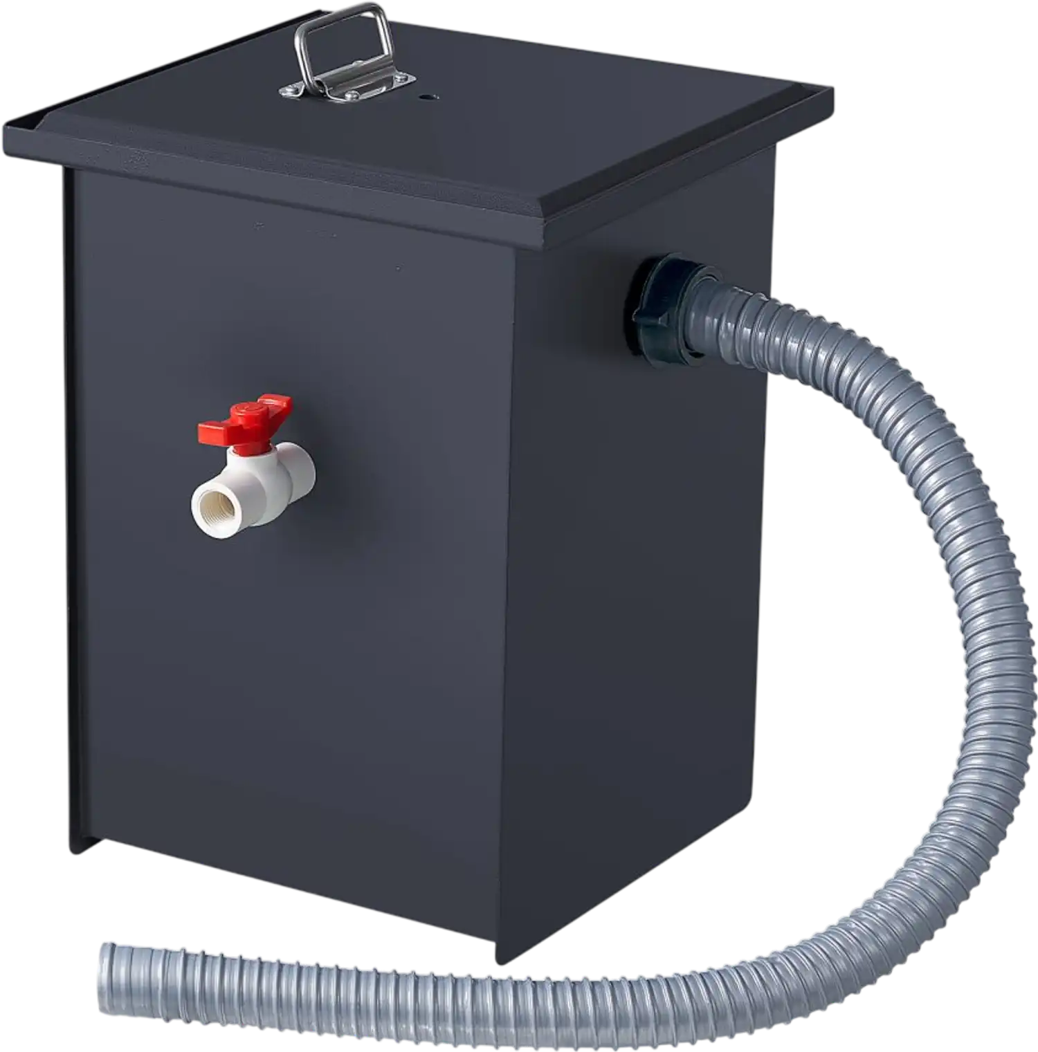 Vevor Grease Trap 8 lbs Commercial Carbon Steel Waste Water Filter New