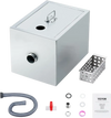 VEVOR Commercial Grease Trap, 8 LBS Grease Interceptor, Top Inlet Interceptor, Under Sink Stainless Steel Grease Trap, 2.8 GPM Waste Water Oil-water Separator, for Restaurant Canteen Home Kitchen