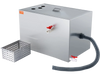 VEVOR Commercial Grease Trap, 40 LBS Grease Interceptor, Top Inlet Interceptor, Under Sink Stainless Steel Grease Trap, 10 GPM Waste Water Oil-water Separator, for Restaurant Canteen Home Kitchen