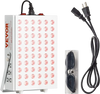 VEVOR Red Light Therapy for Body Face, 60 Dual-Chip LEDs, Red 660nm & Near Infrared 850nm Combo, High Power Red Light Therapy Panel for Recovery, Pain Relief, Wound Healing, Skin Health, 80W