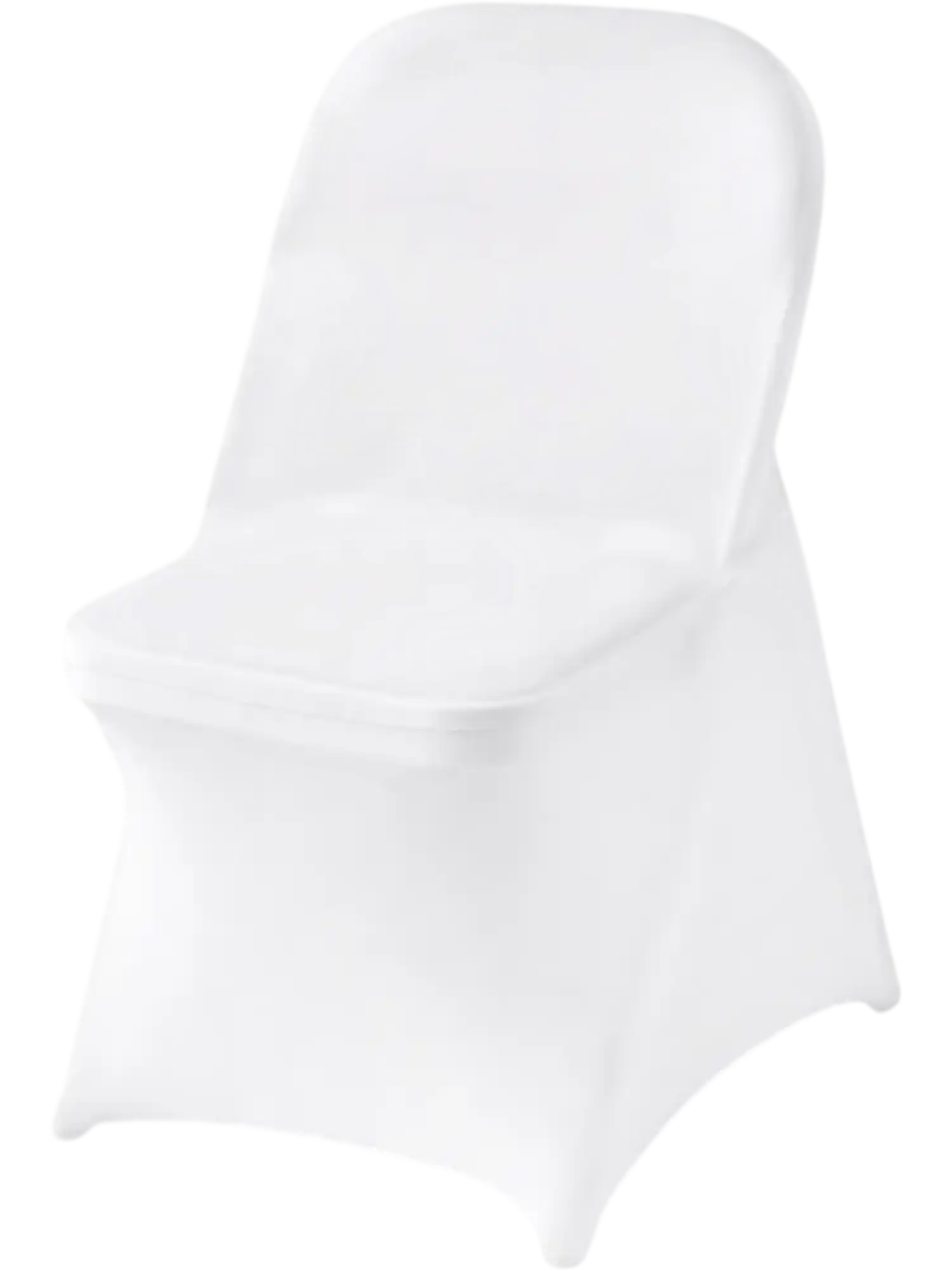 Vevor Chair Covers White Spandex Stretch Slipcovers 150-Piece Set for Folding Chairs New