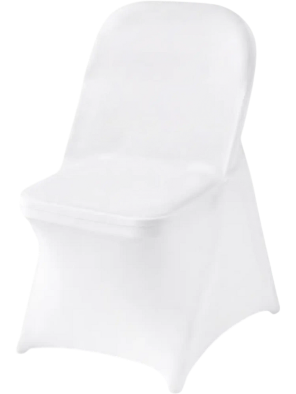 VEVOR 150 Pcs White Chair Covers, Polyester Spandex Chair Cover, Stretch Slipcovers for Wedding Party Dining Banquet Flat-Front Chair Covers, Fits Chair Measures up to 17.72 x 18.11 x 30.31 inch