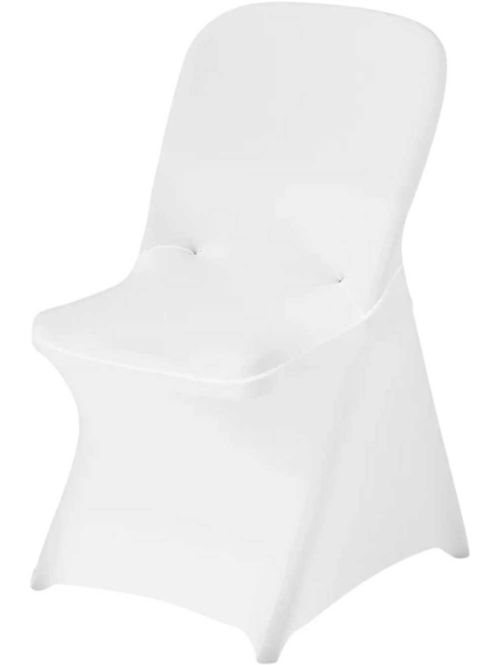 VEVOR 30 Pcs White Chair Covers, Polyester Spandex Chair Cover, Stretch Slipcovers for Wedding Party Dining Banquet Flat-Front Chair Covers, Fits Chair Measures up to 18.11 x 19.69 x 33.86 inch