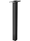 VEVOR Mailbox Post, 43 x 4 x 4 Inches, Steel In-Ground Mounting Mail Box Stand with Universal Plate Bracket, Heavy Duty Metal Post Sleeve Kit for Outside Curbside Residential Use, Powder Coated Black