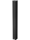 VEVOR Mailbox Post, 43 x 4 x 4 Inches, Steel In-Ground Mounting Mail Box Stand with Powder Coating Surface, Heavy Duty Metal Post Sleeve Kit for Outside Curbside Residential Use, Easy Install, Black